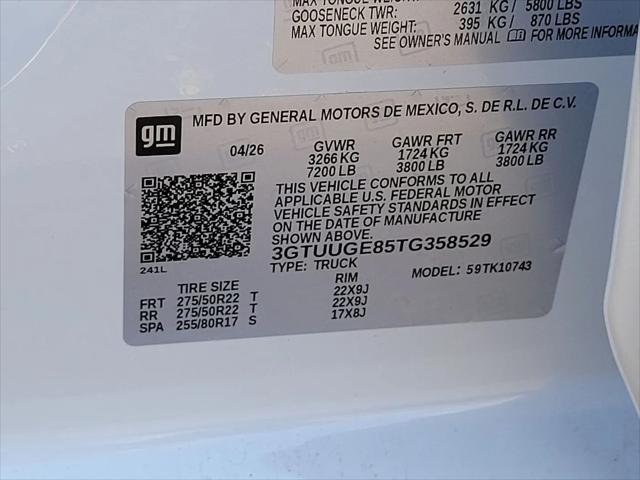 2026 GMC Sierra 1500 Crew Cab, Standard Bed, Denali, 4WD