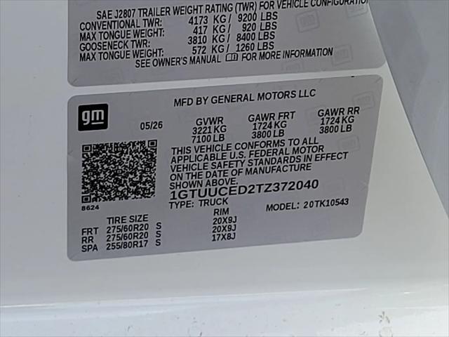 2026 GMC Sierra 1500 Crew Cab, Short Bed, Elevation, 4WD
