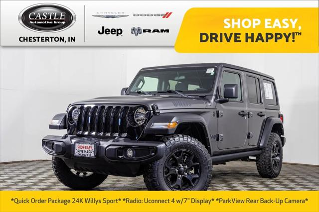 2022 Jeep Wrangler Unlimited Willys Sport 4x4 for sale in Chesterton, IN