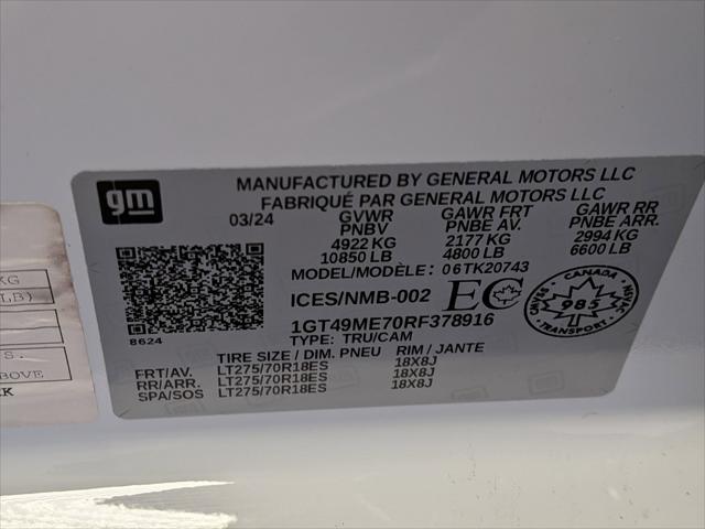 2024 GMC Sierra 2500HD SLE