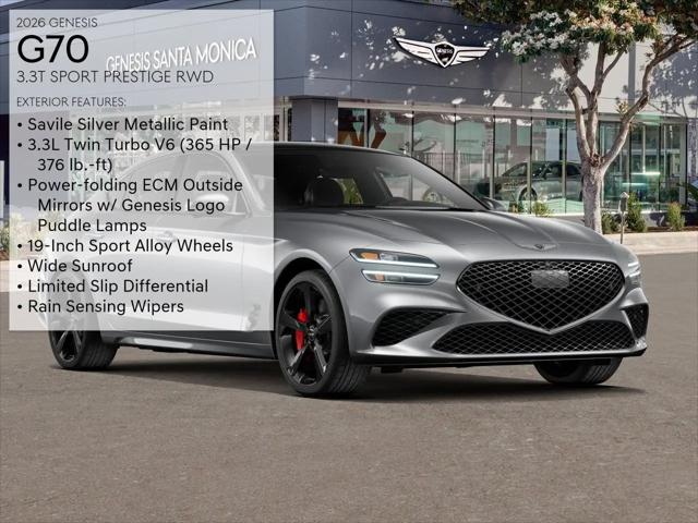 2026 Genesis G70 3.3T RWD Sport Prestige