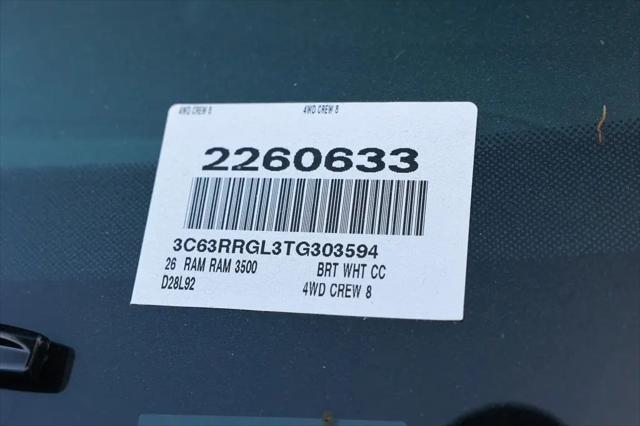 2026 Ram 3500 Tradesman Crew Cab 4x4 8 Box
