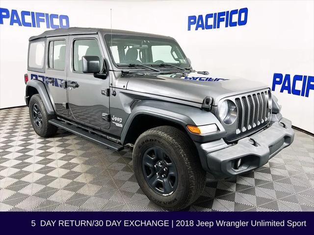 2018 Jeep Wrangler Unlimited Sport 4x4 for sale in Philadelphia, PA