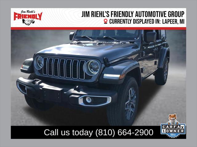2025 Jeep Wrangler 4-Door Sahara 4x4 for sale in Lapeer, MI