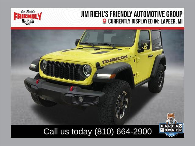 2024 Jeep Wrangler 2-Door Rubicon 4x4 for sale in Lapeer, MI