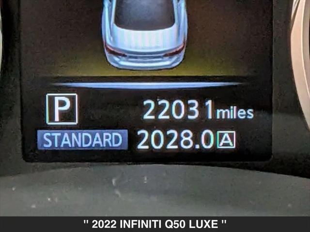 2022 INFINITI Q50 LUXE AWD