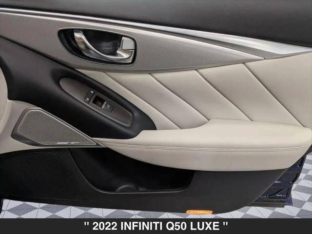 2022 INFINITI Q50 LUXE AWD