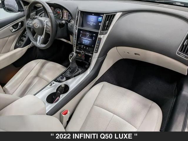 2022 INFINITI Q50 LUXE AWD