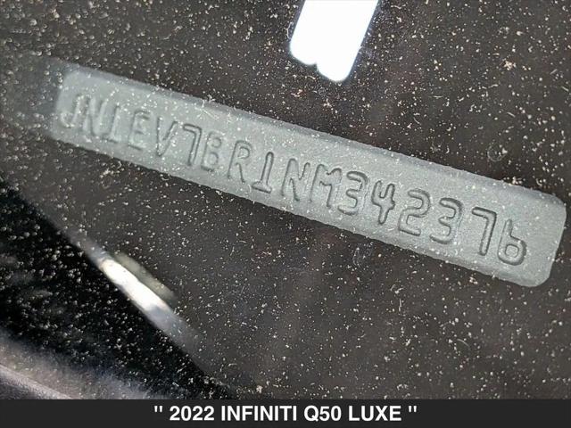 2022 INFINITI Q50 LUXE AWD