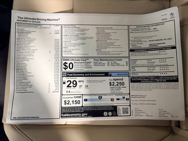 2026 BMW X3 30 xDrive