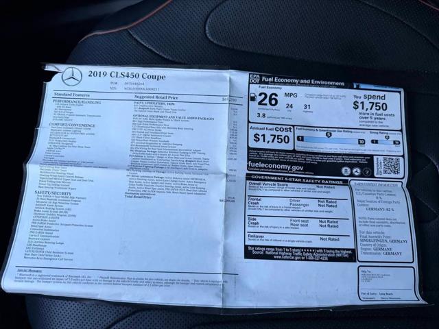 2019 Mercedes-Benz CLS CLS 450