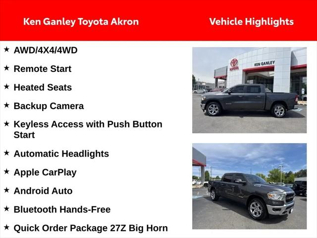 2020 Ram 1500 Big Horn Crew Cab 4x4 5'7" Box
