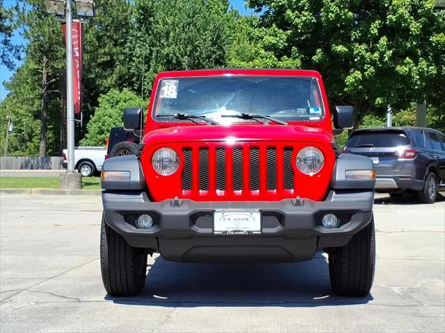 2018 Jeep Wrangler Unlimited Sport S 4x4