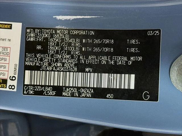 2025 Toyota Land Cruiser Base