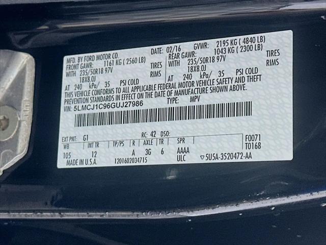 2016 Lincoln MKC Premier