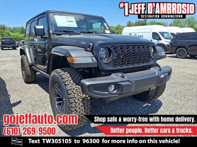 2026 Jeep Wrangler 4-Door Willys 4x4 for sale in Downingtown, PA