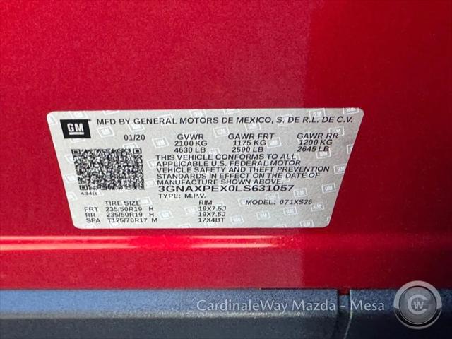 2020 Chevrolet Equinox FWD Premier 2.0L Turbo