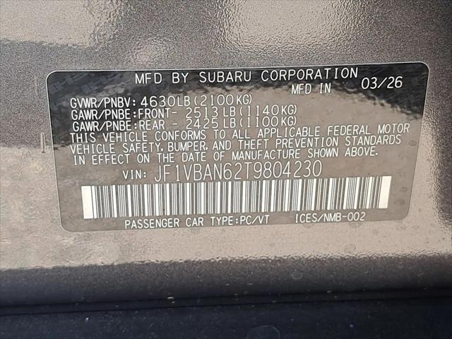 2026 Subaru WRX Limited