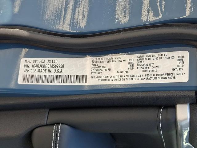 2026 Jeep Grand Cherokee L Limited Reserve