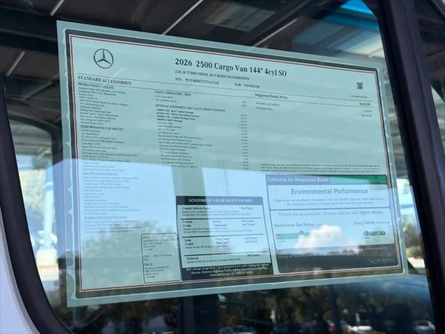 2026 Mercedes-Benz Sprinter 2500 Standard Roof 4-Cyl Diesel