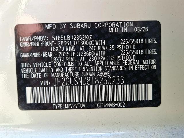 2026 Subaru Crosstrek Limited