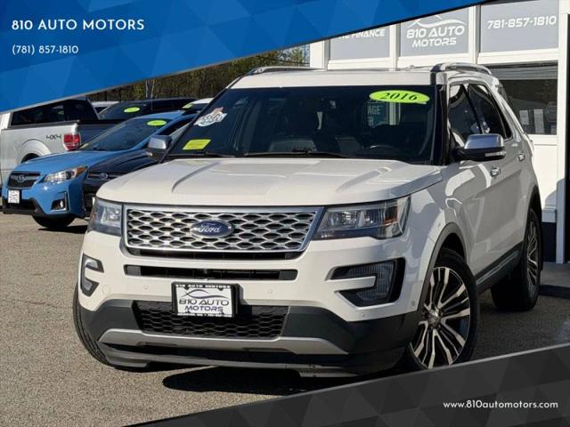 2016 Ford Explorer Platinum for sale in Abington, MA