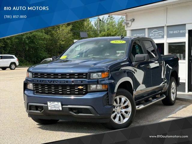 2021 Chevrolet Silverado 1500 4WD Crew Cab Short Bed Custom for sale in Abington, MA