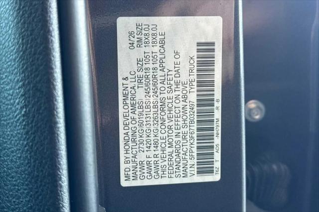 2026 Honda Ridgeline TrailSport
