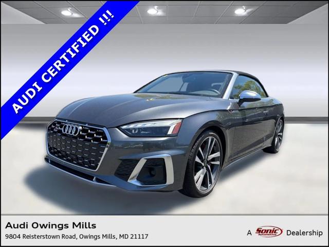 2024 Audi S5 Cabriolet Premium Plus TFSI quattro Tiptronic for sale in Owings Mills, MD