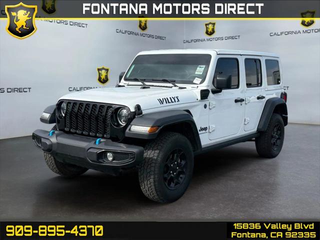 2023 Jeep Wrangler 4xe 4x4 for sale in Fontana, CA