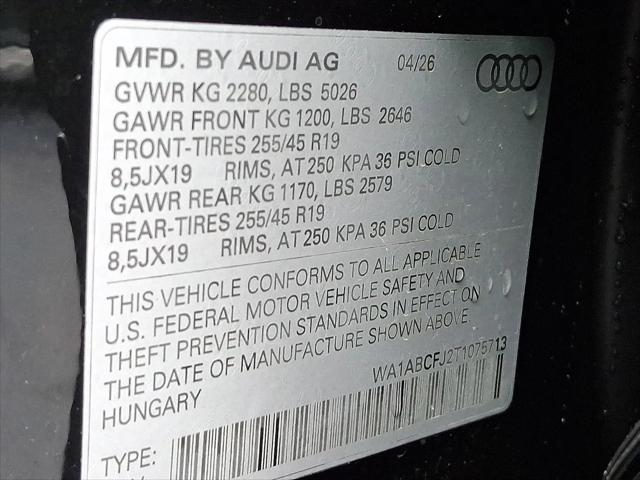 2026 Audi Q3 TFSI quattro S tronic