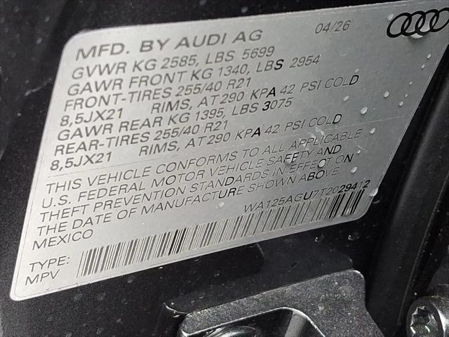 2026 Audi SQ5 Premium Plus TFSI quattro S tronic