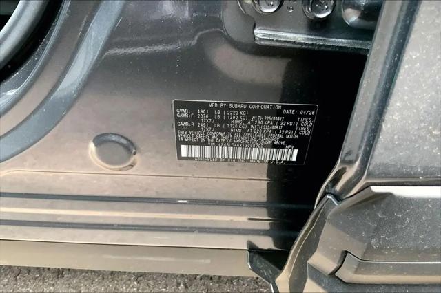 2026 Subaru Forester Base