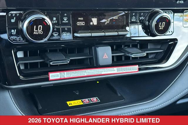 2026 Toyota Highlander Hybrid Limited