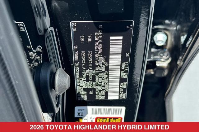 2026 Toyota Highlander Hybrid Limited