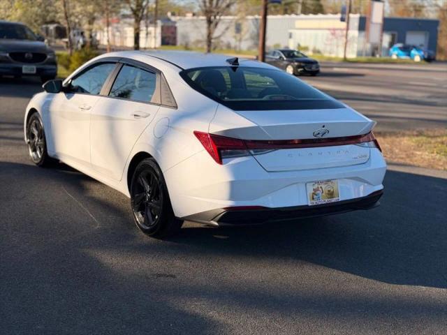 2021 Hyundai Elantra Hybrid Blue