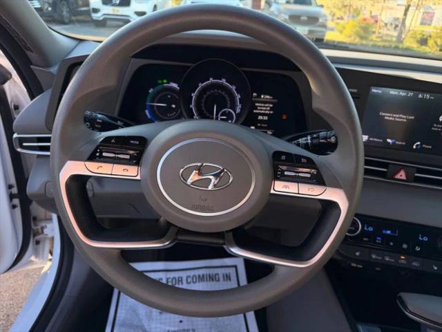 2021 Hyundai Elantra Hybrid Blue