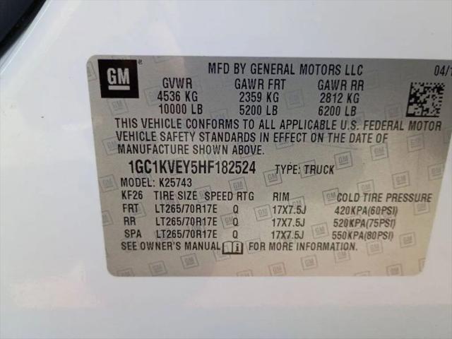 2017 Chevrolet Silverado 2500HD LT