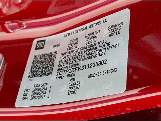 2026 GMC Canyon Elevation, RWD
