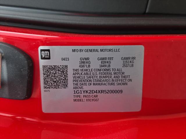 2024 Chevrolet Corvette E-Ray RWD Coupe 1LZ