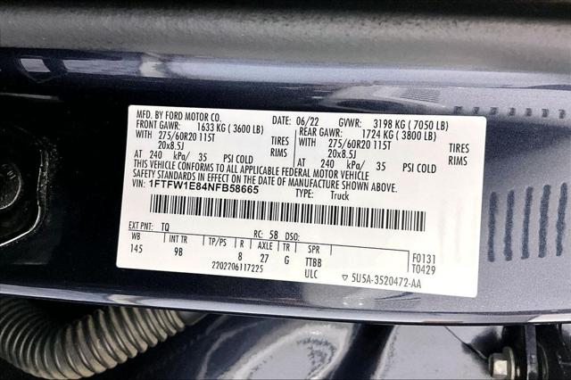Used 2022 Ford F-150 Platinum For Sale in Olive Branch, MS