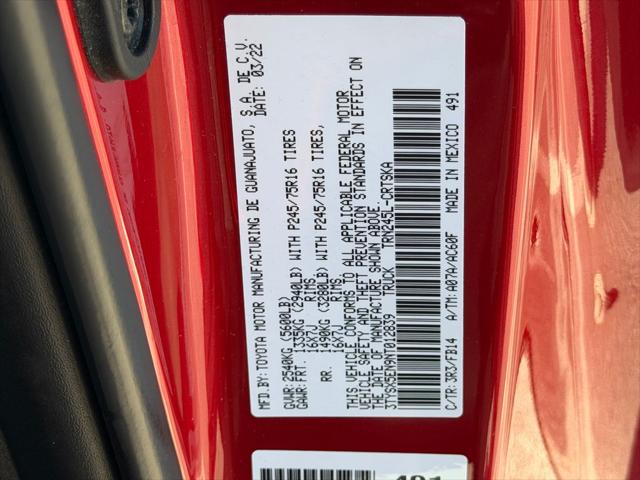 2022 Toyota Tacoma SR