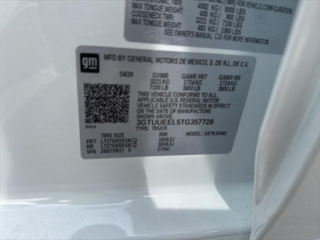 2026 GMC Sierra 1500 Crew Cab, Short Bed, AT4, 4WD