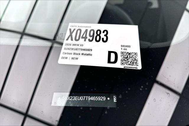 2026 BMW X5 xDrive40i