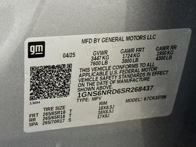 2025 Chevrolet Tahoe 4WD LT