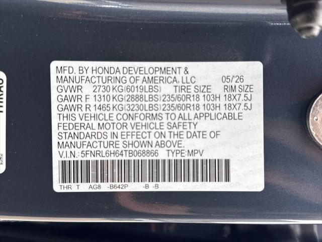 2026 Honda Odyssey EX-L
