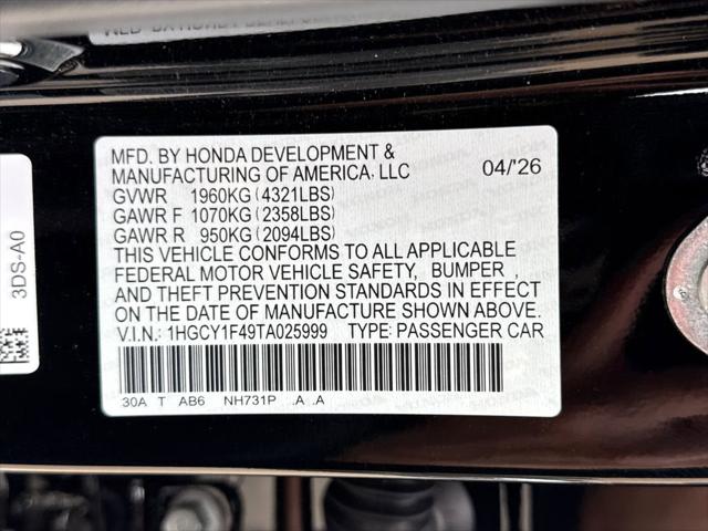 2026 Honda Accord Sedan SE