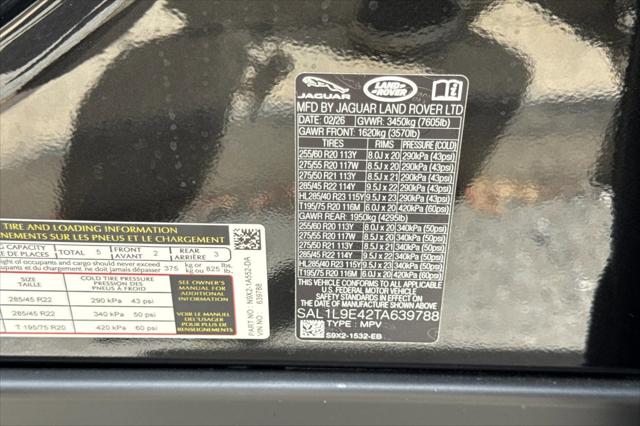 2026 Land Rover Range Rover Sport P460e Dynamic SE