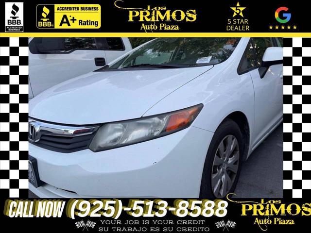 2012 Honda Civic LX for sale in Brentwood, CA
