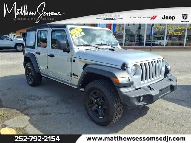 2022 Jeep Wrangler Unlimited Sport 4x4 for sale in Williamston, NC